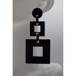 Boucle Noir Carré