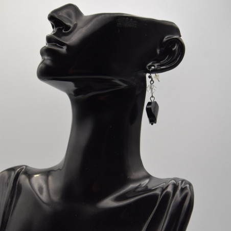 Boucle Pendante Noir IKITA