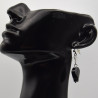 Boucle Pendante Noir IKITA
