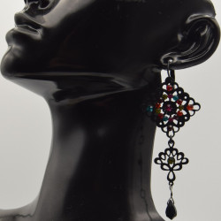 Boucle Strass Couleur IKITA