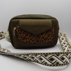 Sac Taupe / Léopard