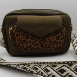 Sac Taupe / Léopard