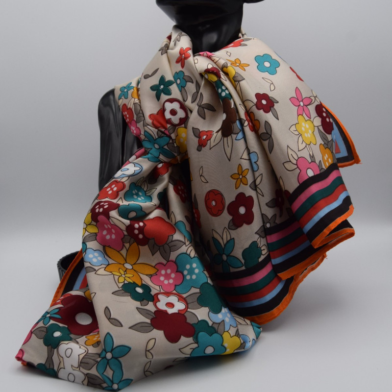 Foulard Fleur Printaniére