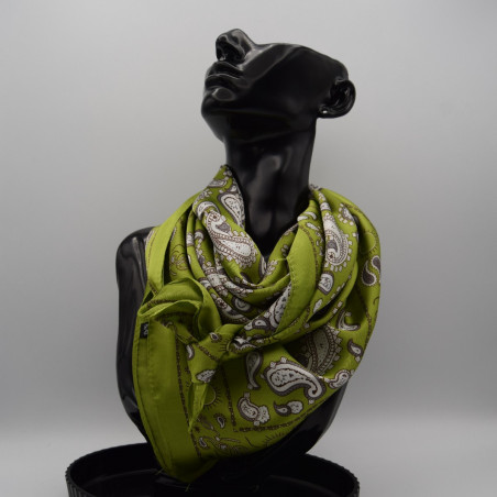 Foulard  Cachemire Vert