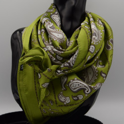 Foulard  Cachemire Vert