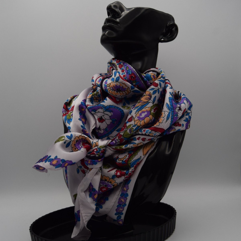 Foulard Cachemire Violet