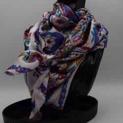Foulard Cachemire Violet
