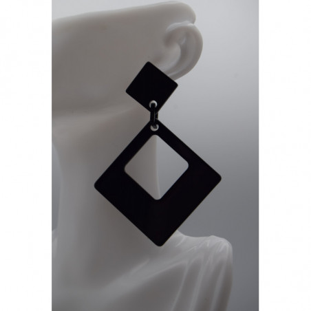 Boucle Triangle Noir