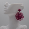 Boucle Raphia Fuschia