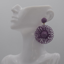 Boucle Raphia Vert
