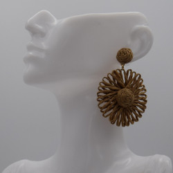 Boucle Raphia Naturelle