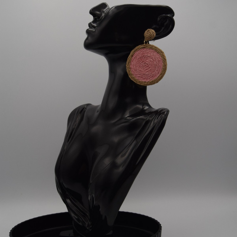 Boucle Raphia Rose