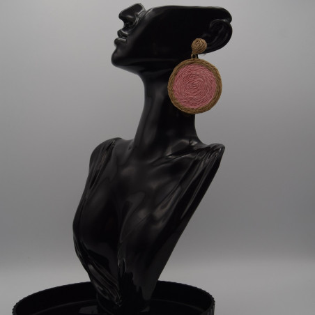 Boucle Raphia Rose