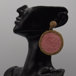 Boucle Raphia Rose