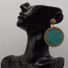 Boucle Raphia Verte