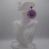 Boucle Raphia Violet Gerbera