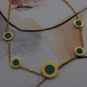 Bracelet Acier inoxydable Rond Vert