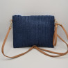Sac Raphia Bleu