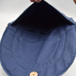 Sac Raphia Bleu