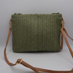 Sac Raphia Vert