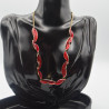 Collier rouge Ikita