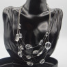 Collier Perles Transparente  Ikita