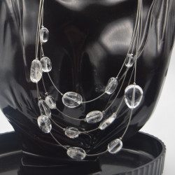 Collier Perles Transparente  Ikita