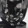 Collier Perles Transparente  Ikita