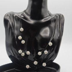 Collier Perles Strass IKita