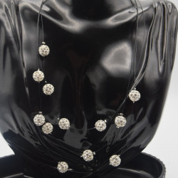 Collier Perles Strass IKita