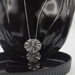 Collier Argenté Rond Ikita