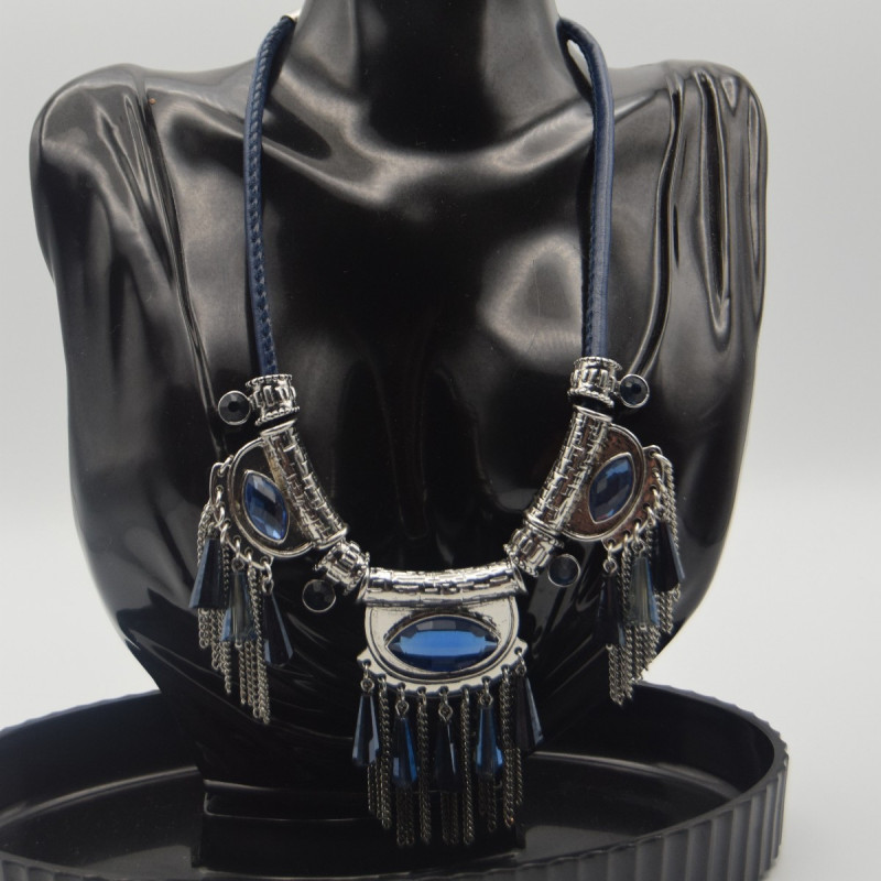 Collier Ethnique Bleu IKita