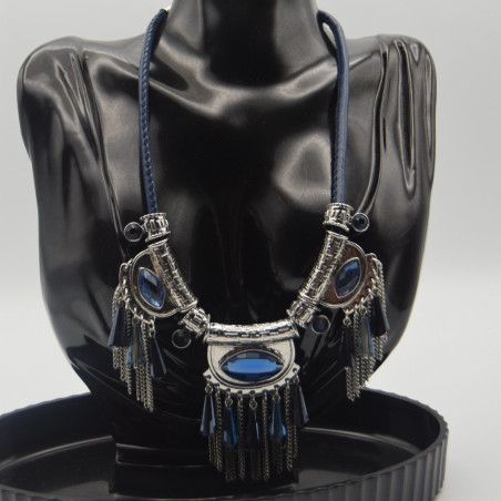 Collier Ethnique Bleu IKita