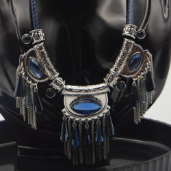 Collier Ethnique Bleu IKita
