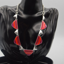 Collier Rouge Soirée Ikita