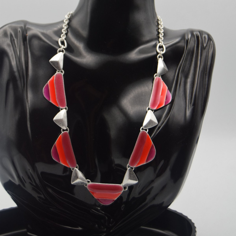 Collier Rouge Soirée Ikita