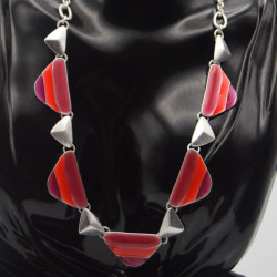 Collier Rouge Soirée Ikita