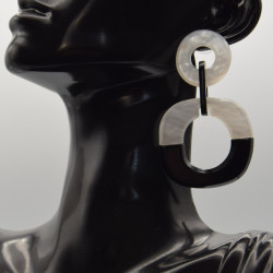 Boucle Noir / Blanche