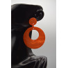 Boucle  Rond orange