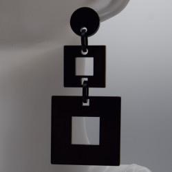 Boucle Noir Carré