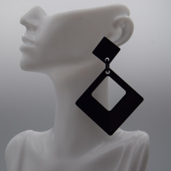 Boucle Triangle Noir