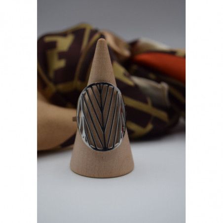 Bague Sia Acier Inoxydable