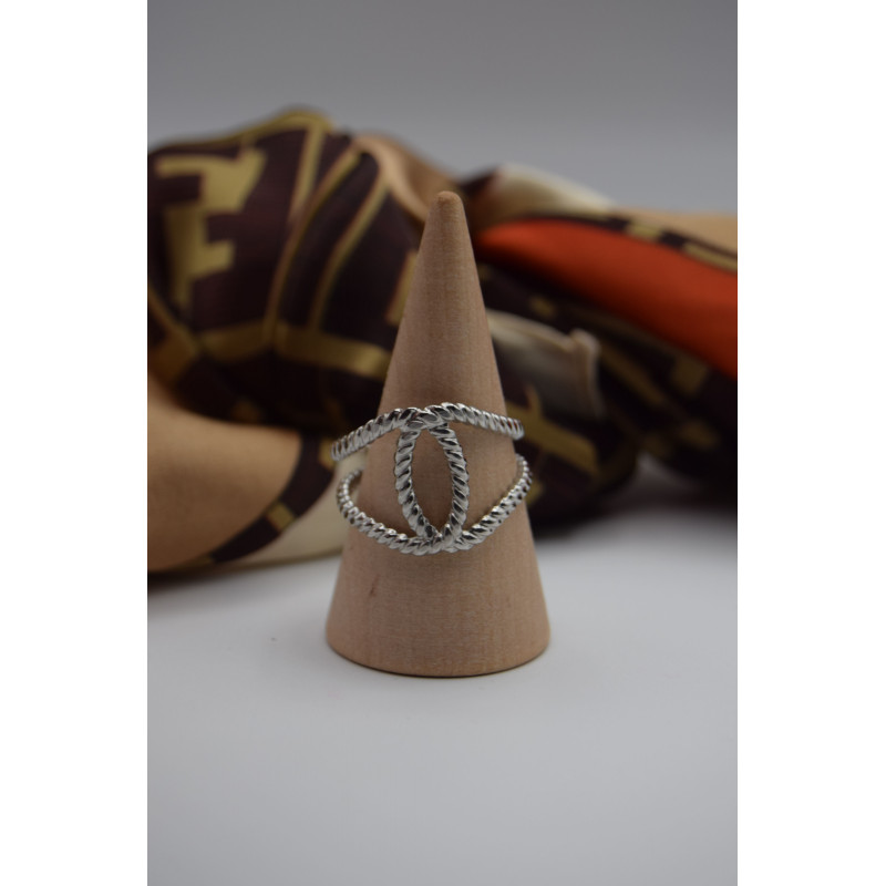 Bague Lilas Acier Inoxydable Bague Lilas Acier Inoxydable