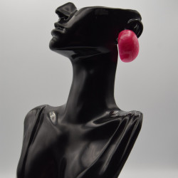 Boucle bague rose