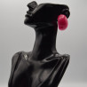 Boucle bague rose
