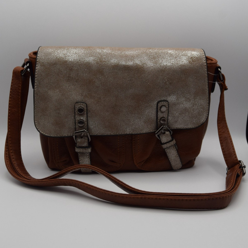 Sac linda camel brillant Sac linda camel brillant