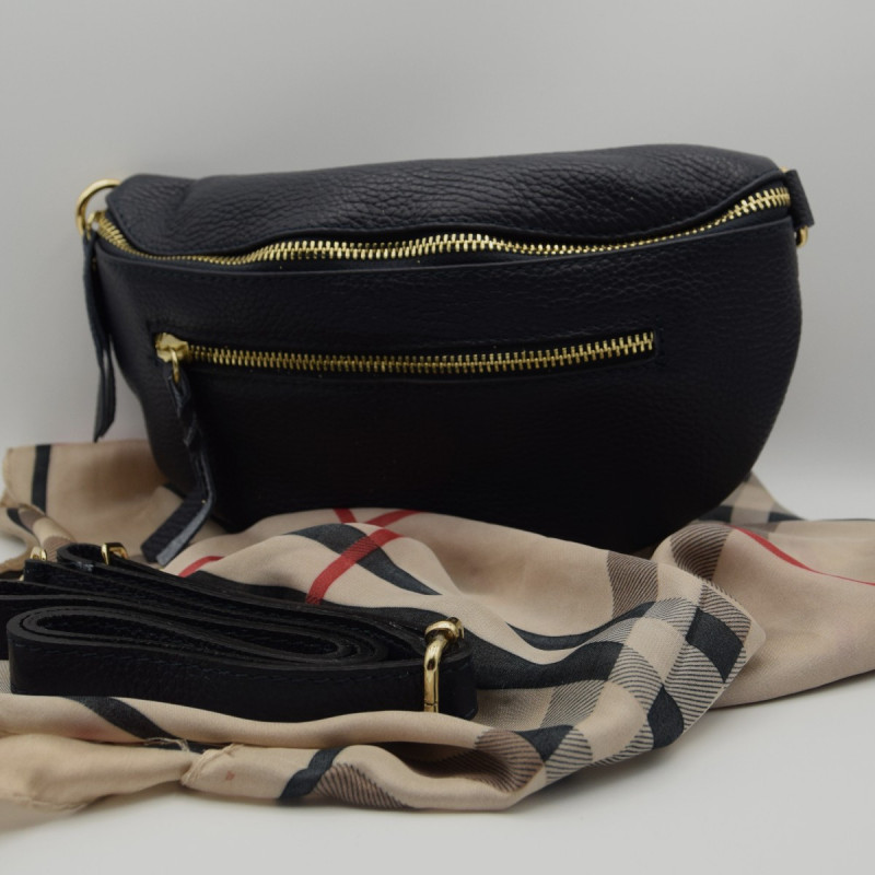 Sac Banane Cuir Bleu Marine Sac Banane Cuir Bleu Marine