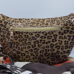 Sac Banane Léopard Croute De Cuir