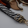 Sac Banane Zébré Croute De Cuir