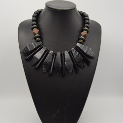 Collier Bleu Ehtnique